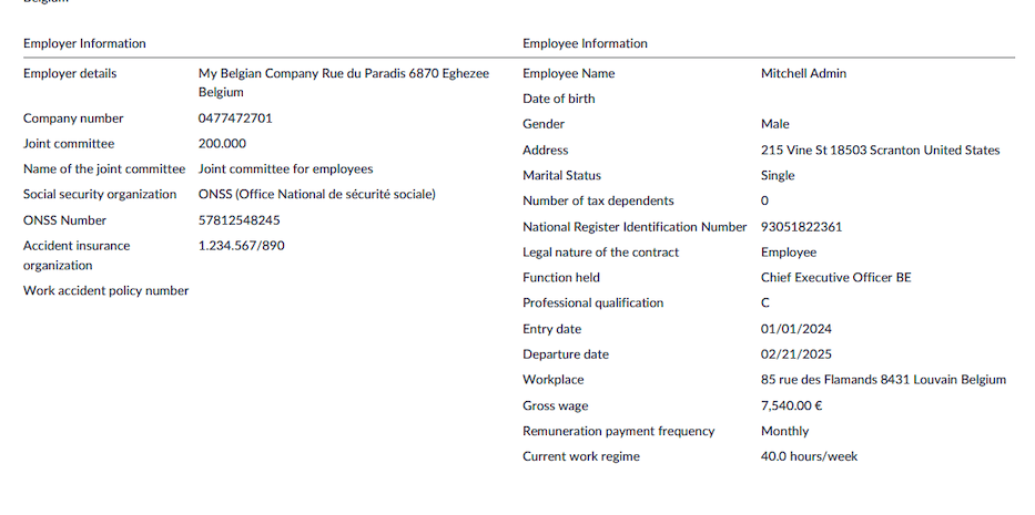 Individual Account PDF Header.